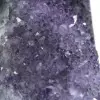 Geoda de amatista brasileña: cristales de color púrpura intenso - 5