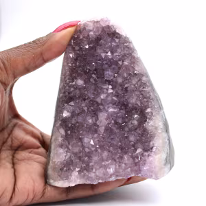Geoda de cuarzo amatista brasileña: adorno coleccionable