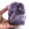 Geoda de amatista, tamaño mediano, Brasil – Crystal Brilliance - 0