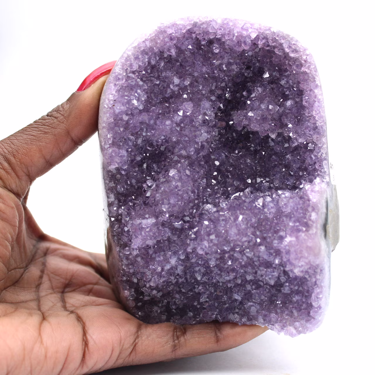 Geoda de amatista, tamaño mediano, Brasil – Crystal Brilliance