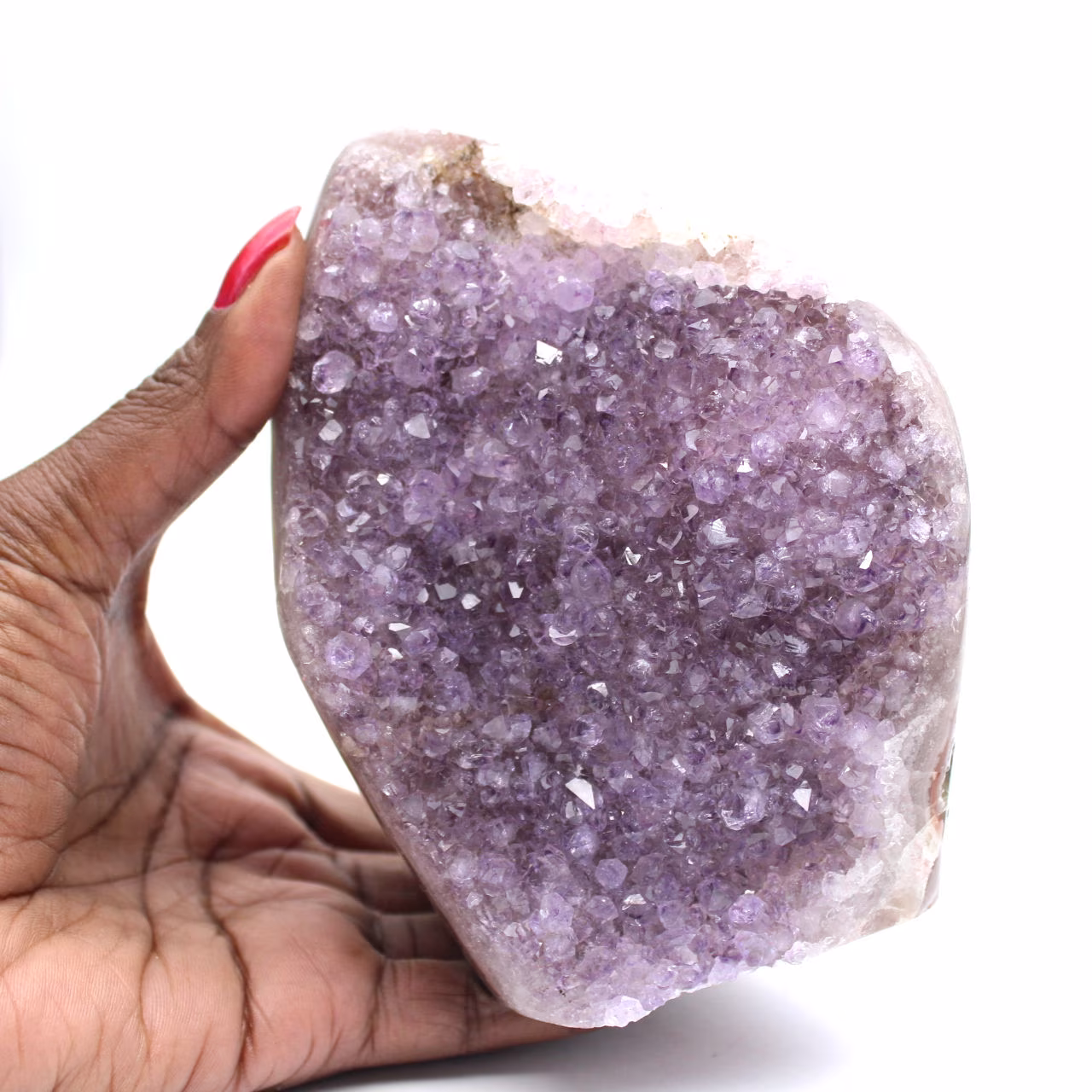 Cristales de amatista en bruto: decoración natural de Brasil