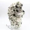 Gran mica con turmalina sobre cuarzo afgano. - 2