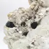 Mica y turmalina negra sobre cuarzo afgano - 10
