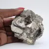Mica y turmalina sobre cuarzo afgano en bruto - 0