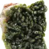 Epidota verde de Imilchil, una formación natural sobre la ganga - 6