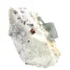 Mineral de fluorita verde: Cristales sobre matriz para decoración - 5