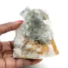 Ejemplar geológico de fluorita: piedra marroquí con cristales - 0