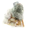 Ejemplar geológico de fluorita: piedra marroquí con cristales - 1