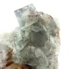 Ejemplar geológico de fluorita: piedra marroquí con cristales - 6