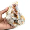 Roca de fluorita verde: Gran cristal sobre su matriz. - 0