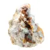 Roca de fluorita verde: Gran cristal sobre su matriz. - 1