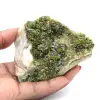 Cristales de epidota verde sobre matriz procedentes de Marruecos - 0