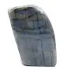 Ejemplar de labradorita pulida, roca mineral decorativa - 4