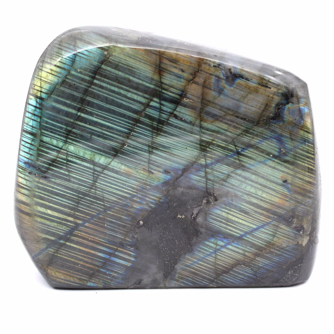 Labradorita pulida para decoración, piedra natural