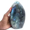 Labradorita pulida de Madagascar, pieza de colección - 1