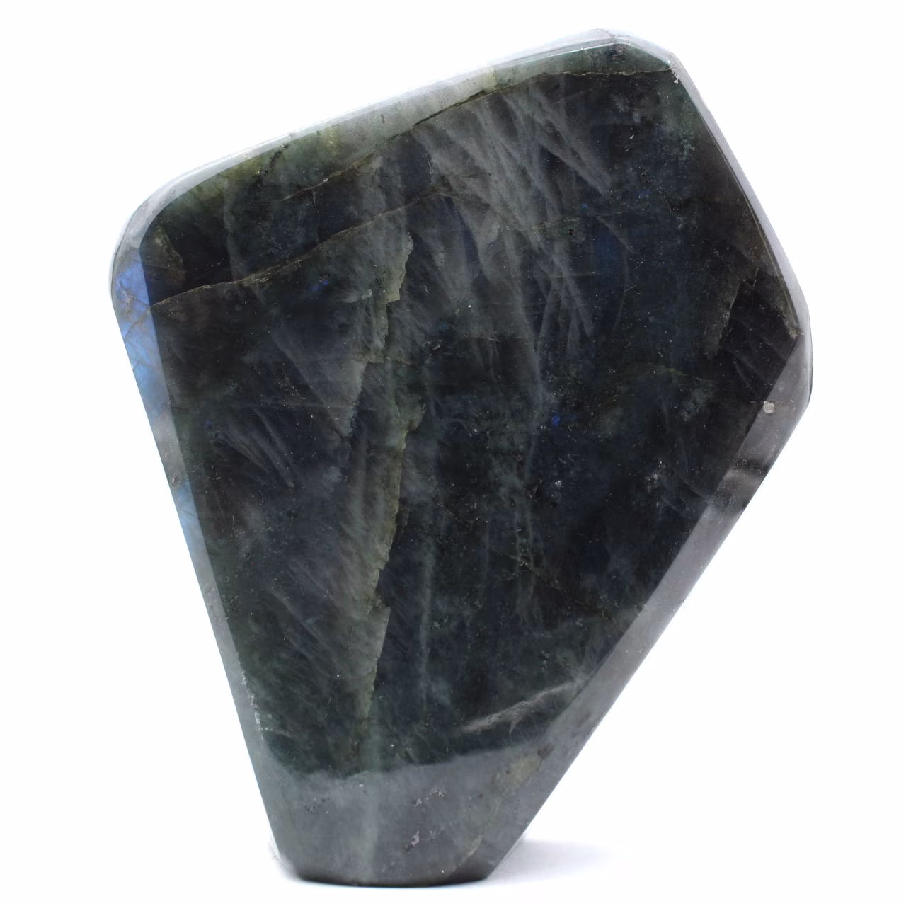 Adorno de labradorita pulida, piedra natural