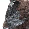 Pirolusita, cristales en miniatura sobre matriz - 2