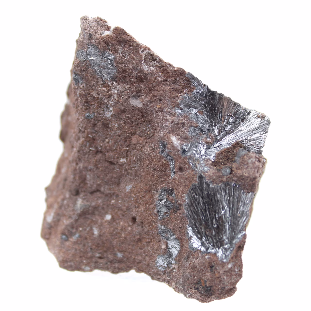 Micromuestra de pirolusita, roca natural