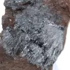 Pequeña pirolusita cristalizada en matriz auténtica - 2