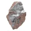 Pirolusita, ejemplar auténtico en matriz - 11