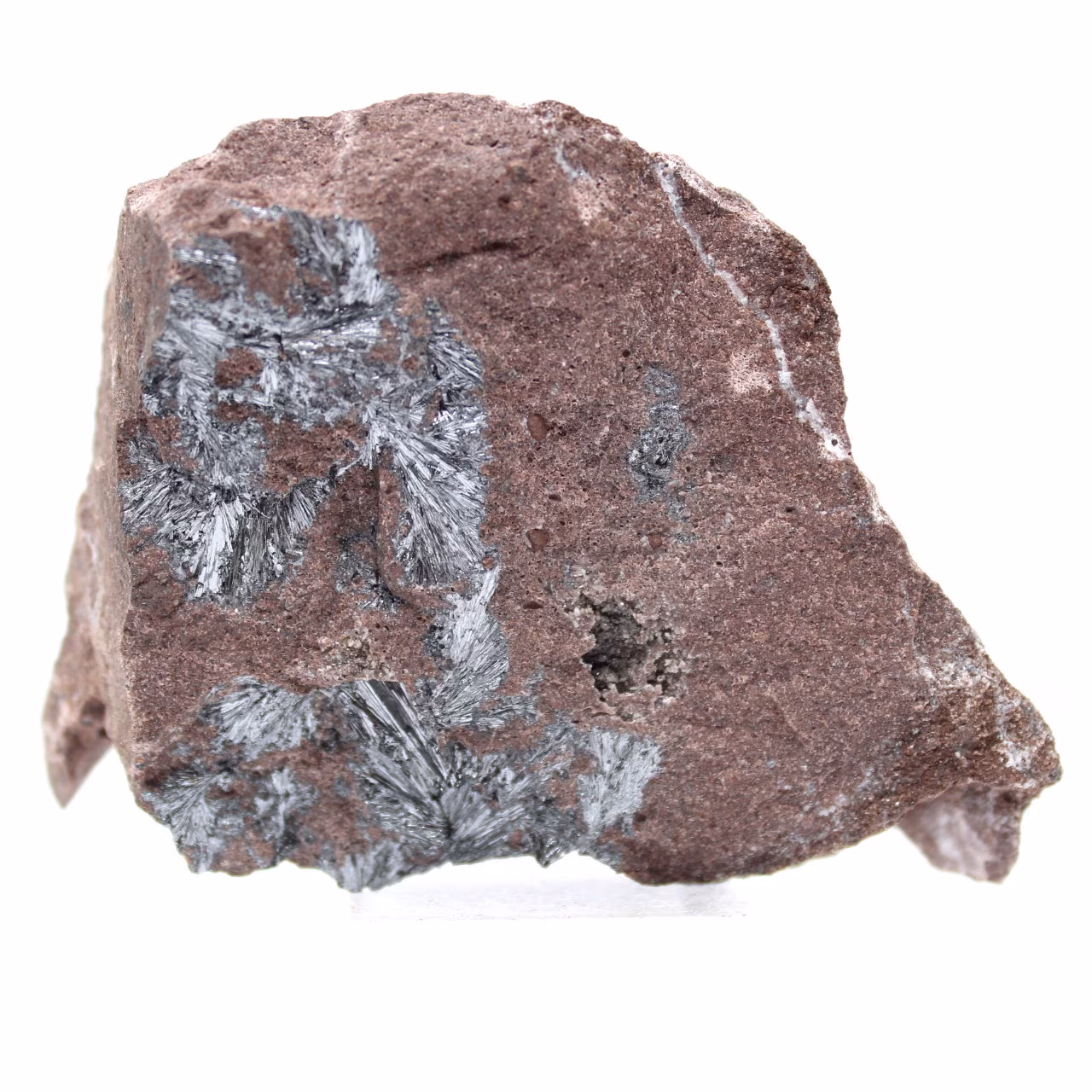 Pirolusita marroquí, cristalización auténtica