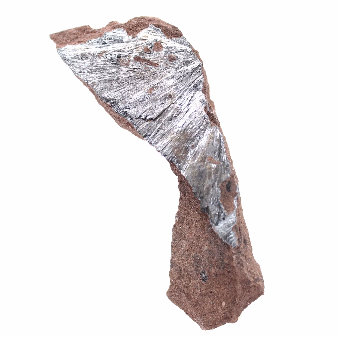 Pirolusita, espécimen de cristal delgado de Marruecos