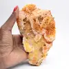 Ejemplar de barita naranja marroquí en cristales naturales - 4