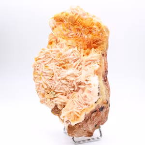 Barita naranja marroquí con cristales estructurados