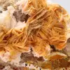 Ejemplar de barita naranja de Marruecos en cristales. - 3