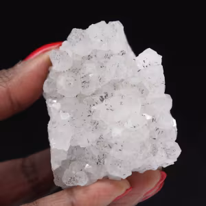 Cuarzo pequeño con inclusión de goethita, roca natural, 170 g