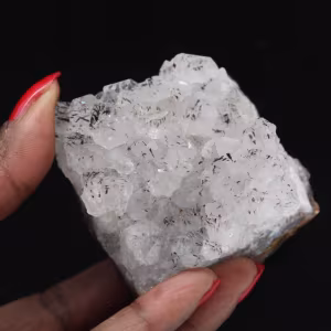 Roca de cuarzo en bruto con inclusiones de goethita, Marruecos