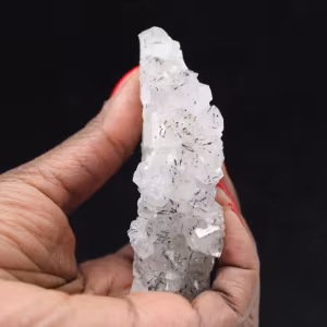 Cuarzo goethita, ejemplar en bruto de Marruecos, 125 g