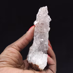 Cuarzo goethita, cristales drusos para decoración marroquí