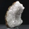 Ejemplar de cuarzo y goethita de Marruecos, geoda de filamento - 2