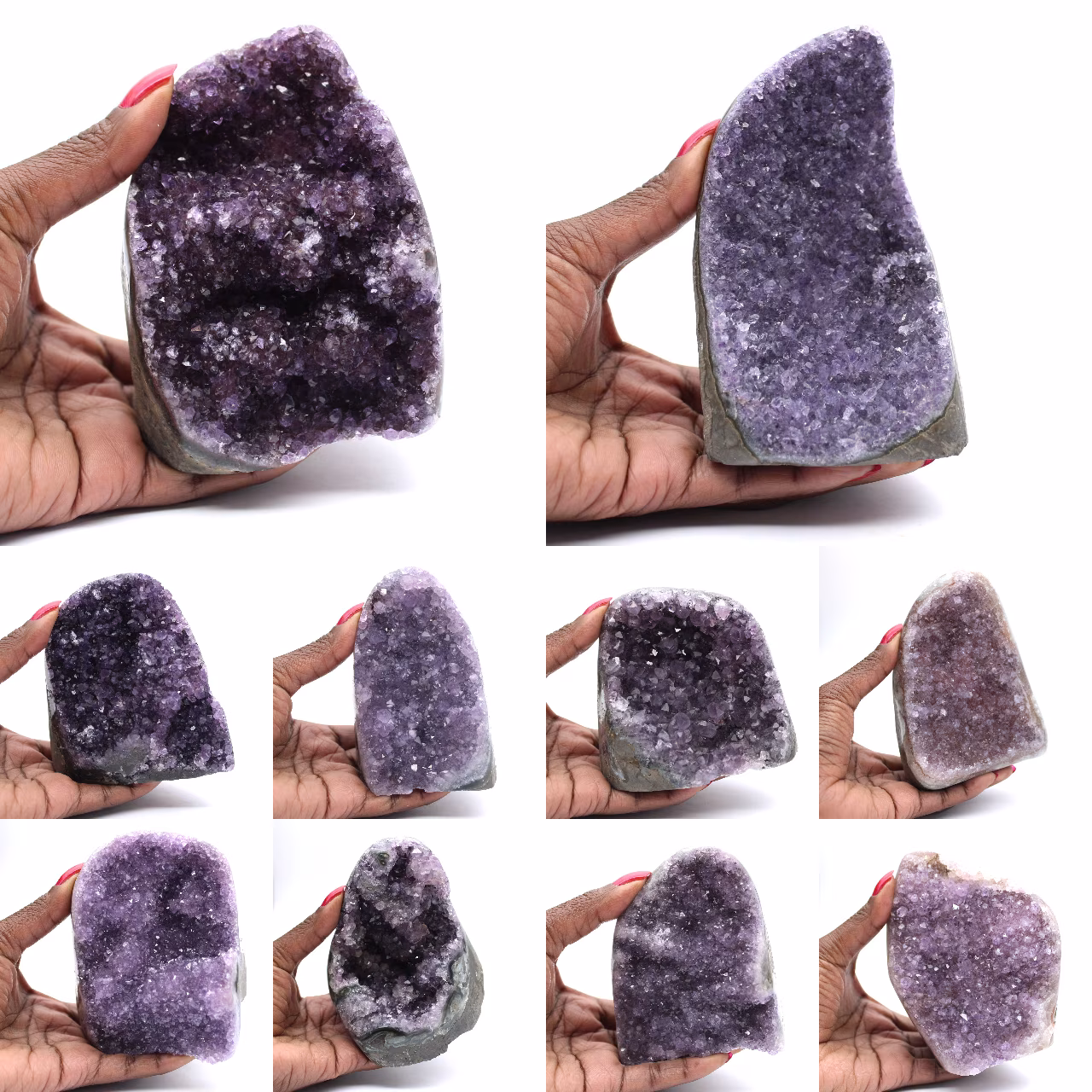 Drusa de Amatista Brillante – Colección Piedra Natural