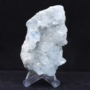 Drusa de celestina natural - Cristal de colección