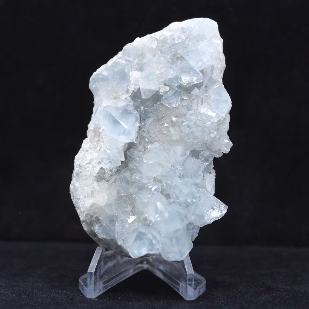 Drusa de celestina natural - Cristal de colección