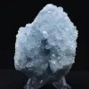 Geoda de celestina pequeña: mineral de colección - 0