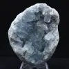 Celestita azul: espécimen mineralógico malgache - 0
