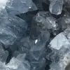 Celestita azul: espécimen mineralógico malgache - 4