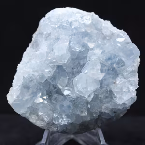 Celestina de Madagascar: Drusa y cúmulo de cristales