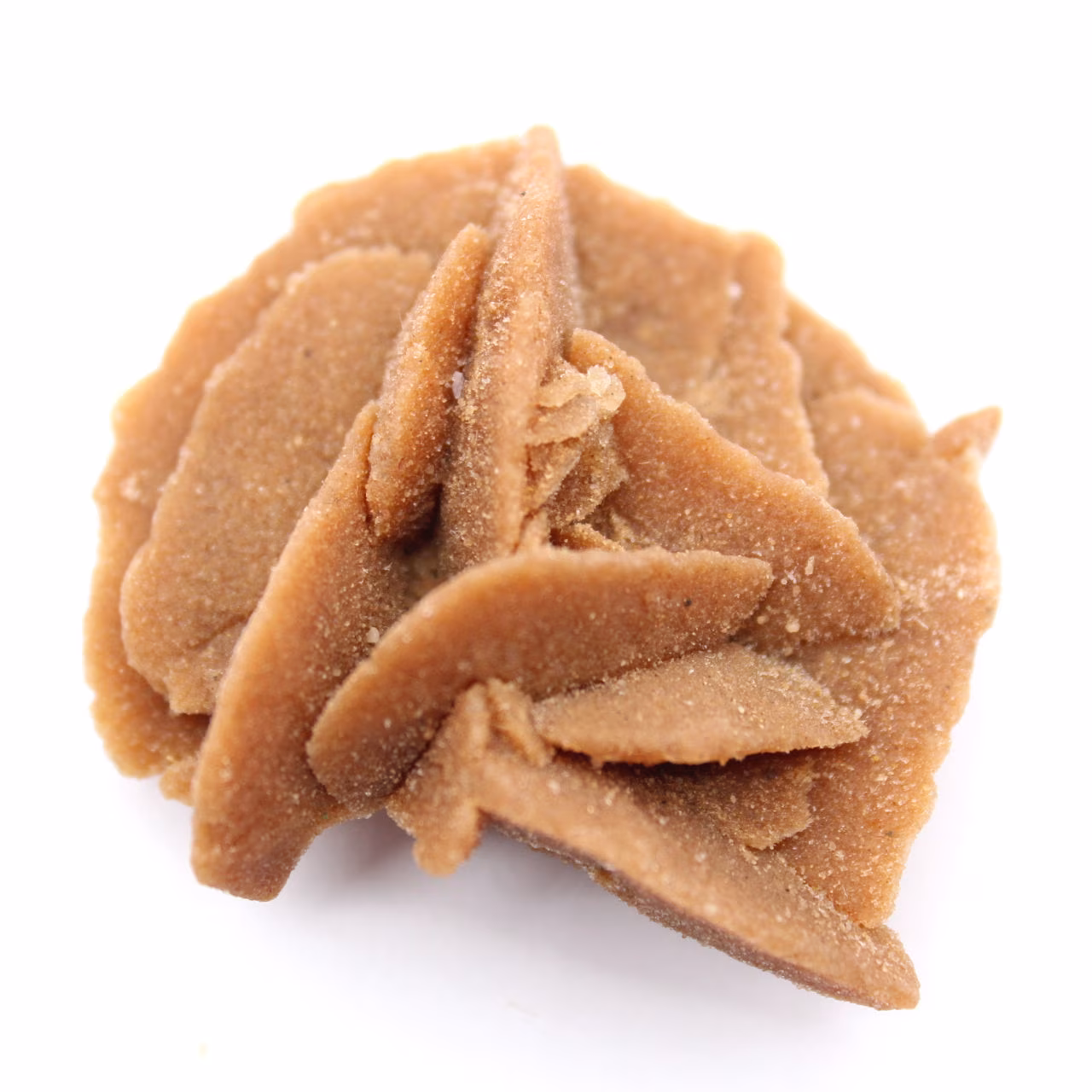 Pequeño fragmento de Rosa del Desierto: un mineral procedente de Marruecos