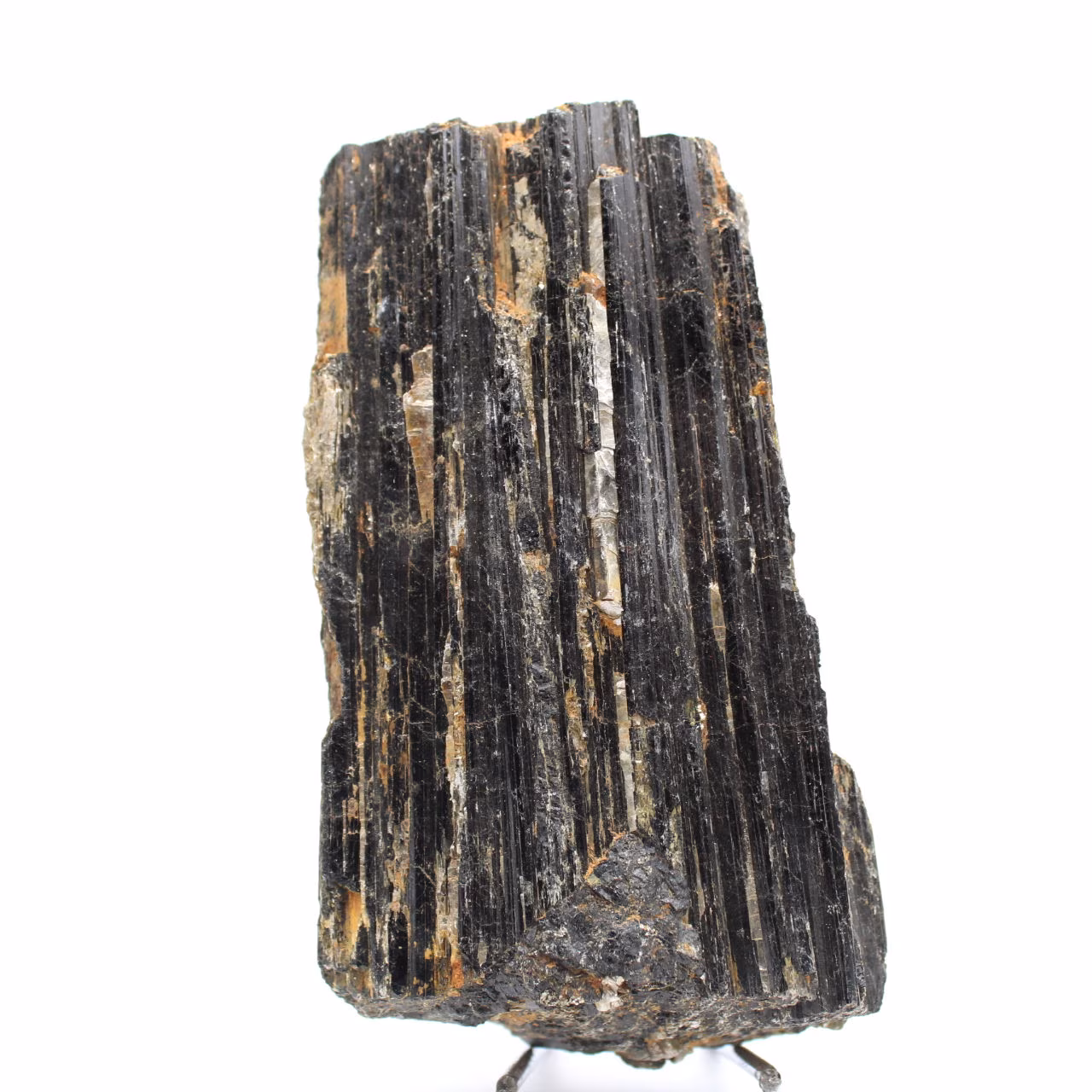 Ejemplar de turmalina negra: piedra de colección en bruto