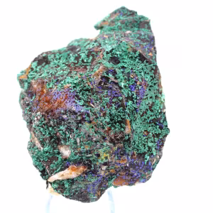 Cristales de azurita y malaquita de Marruecos
