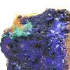 Cristales de malaquita y azurita de Marruecos - 4