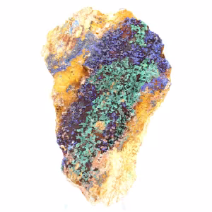 Mineral de azurita y malaquita de Marruecos