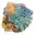 Mineral en bruto Azurita Malaquita — 14