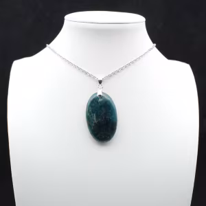 Colgante de apatita azul de Madagascar - Piedra natural
