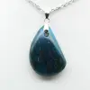 Colgante de apatita azul verdosa - Auténtico de Madagascar - 1