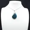 Colgante de apatita azul de Madagascar - Piedra natural - 3